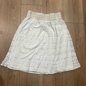 Studio 253 Crochet Lace Midi Skirt Medium